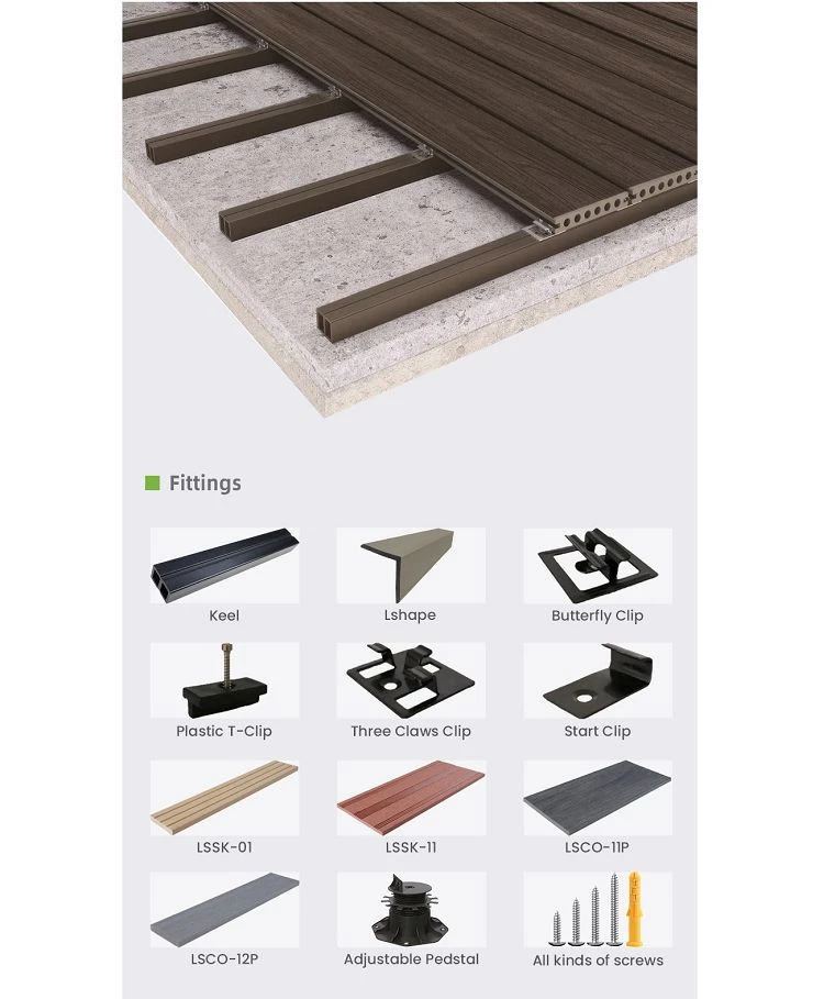 Composite decking flooring 26003 Composite decking flooring 26003